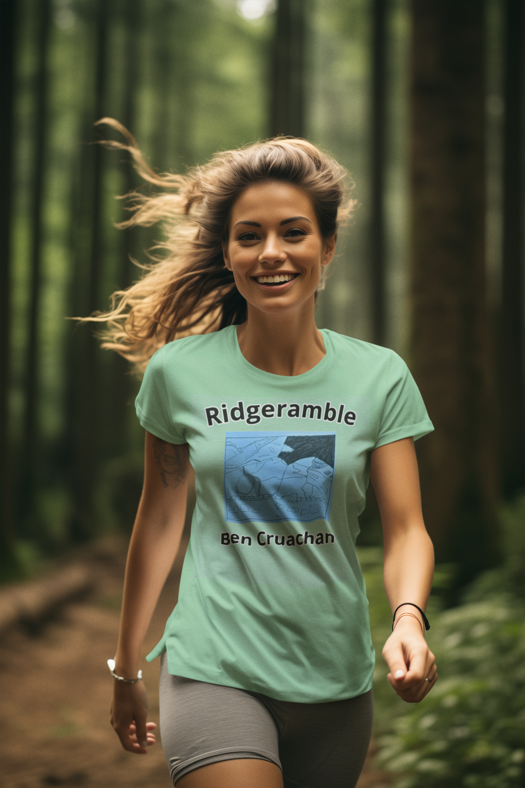 Womens Ridgeramble T-Shirt - Ben Cruachan