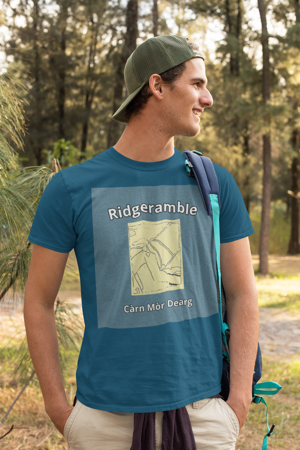 Mens Ridgeramble T-Shirt - Càrn Mòr Dearg